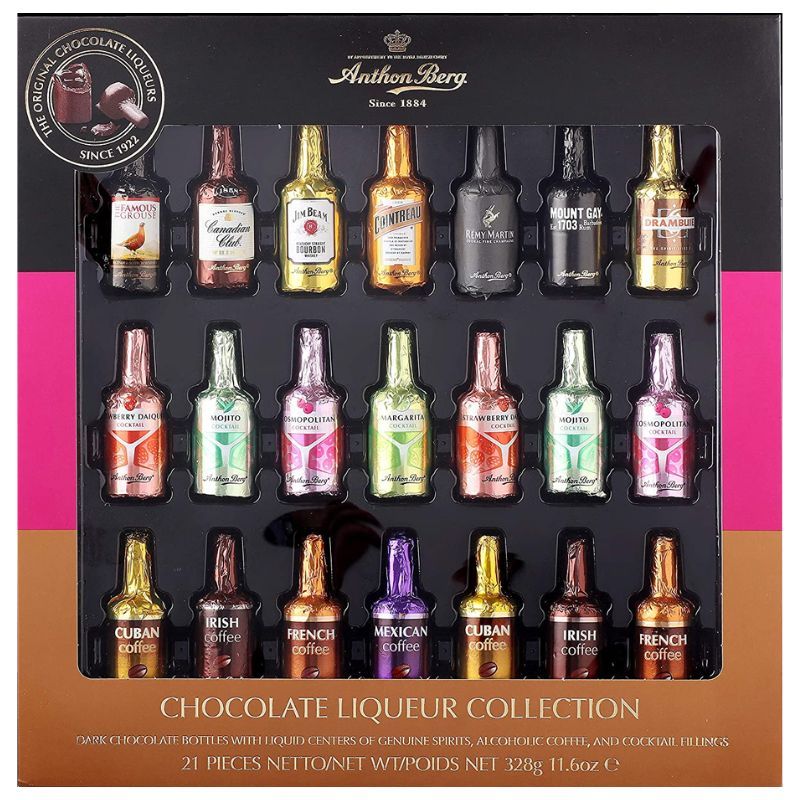 Dark chocolate with alcohol 33% 328g