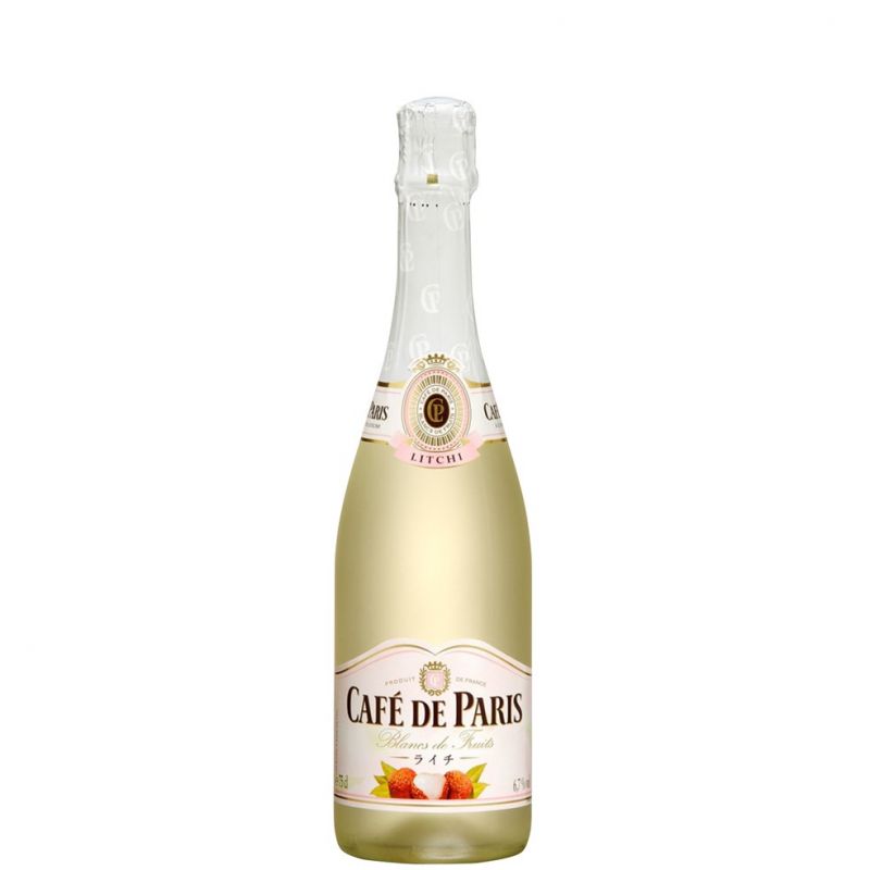 Sparkling wine Lychee Cafe de Paris 0.75l