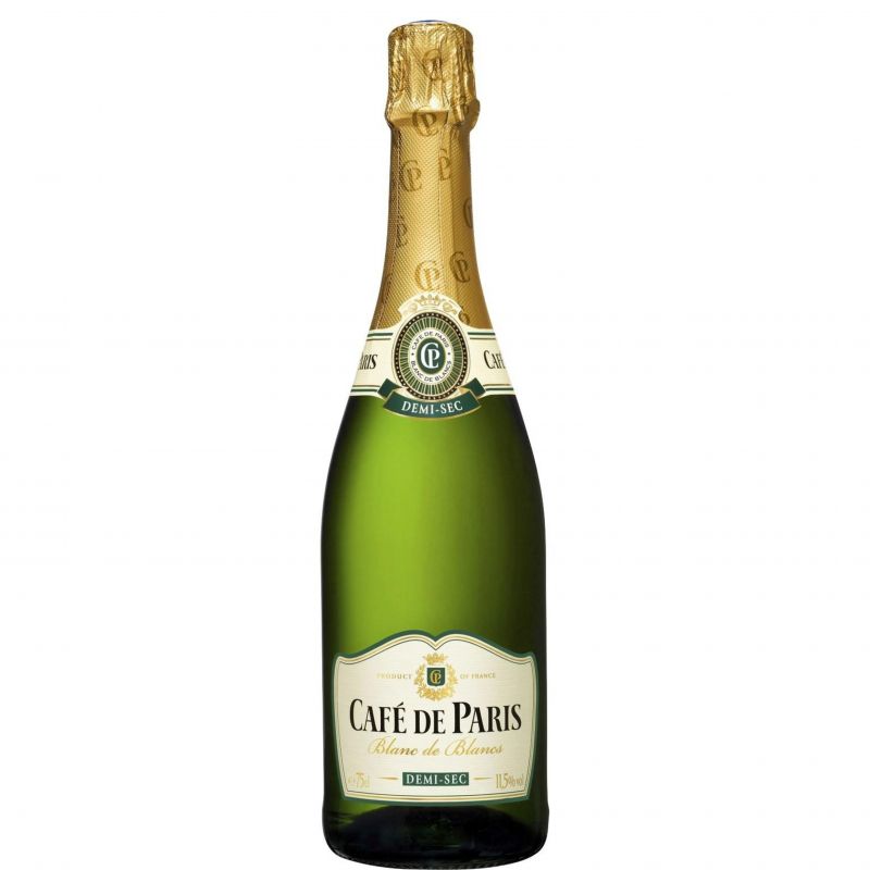 Sparkling wine semi-dry Cafe de Paris 0.75l