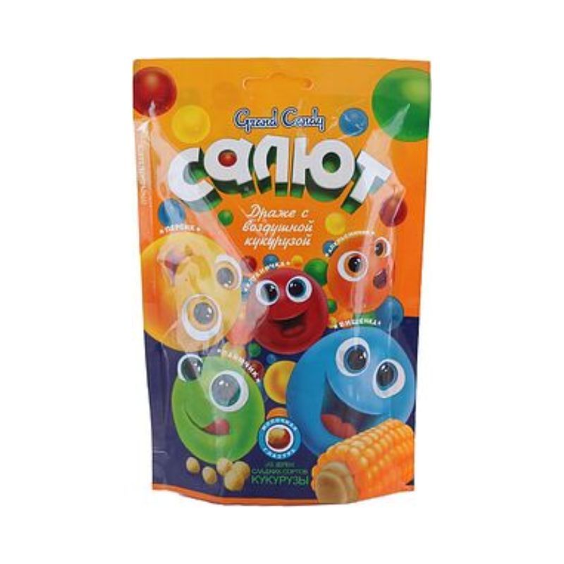 Dragee with puffed corn Salut 90g