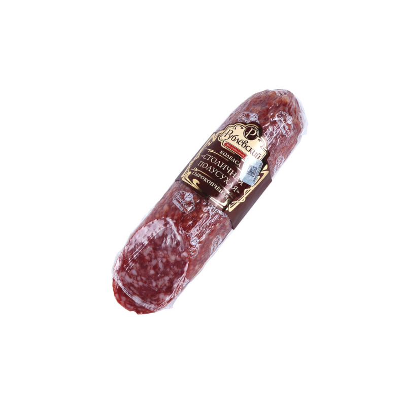 Raw-smoked Stolichnaya Sausage Rublevskaya Vacuum 246g