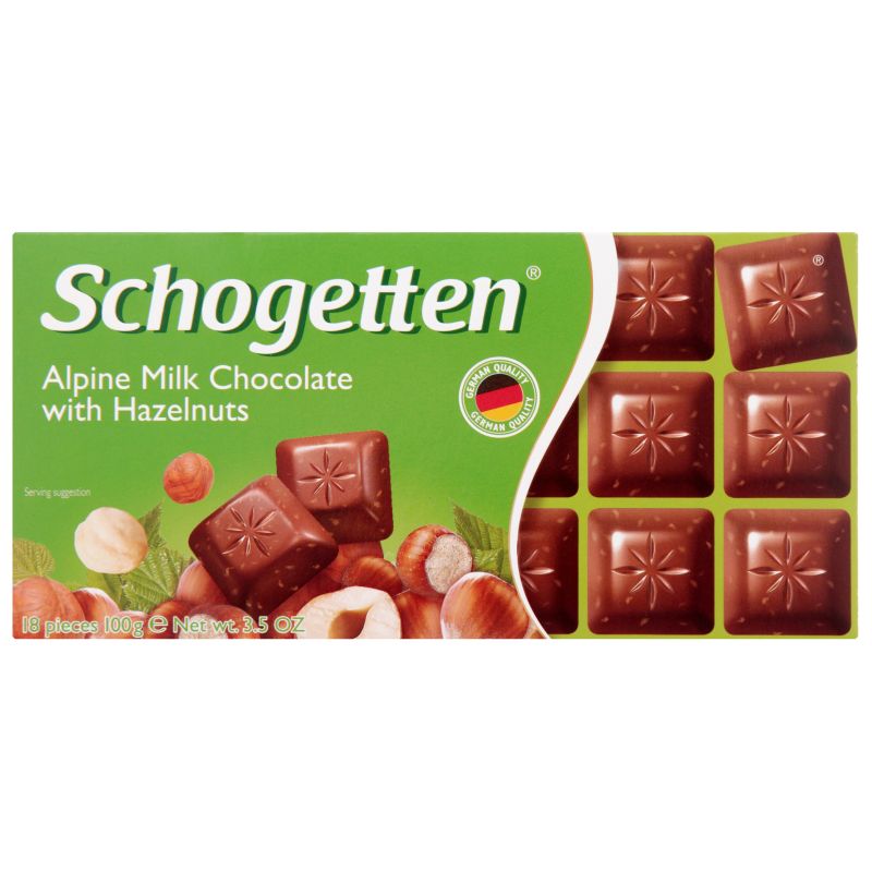 Chocolate bar with hazelnut Schogetten 100g