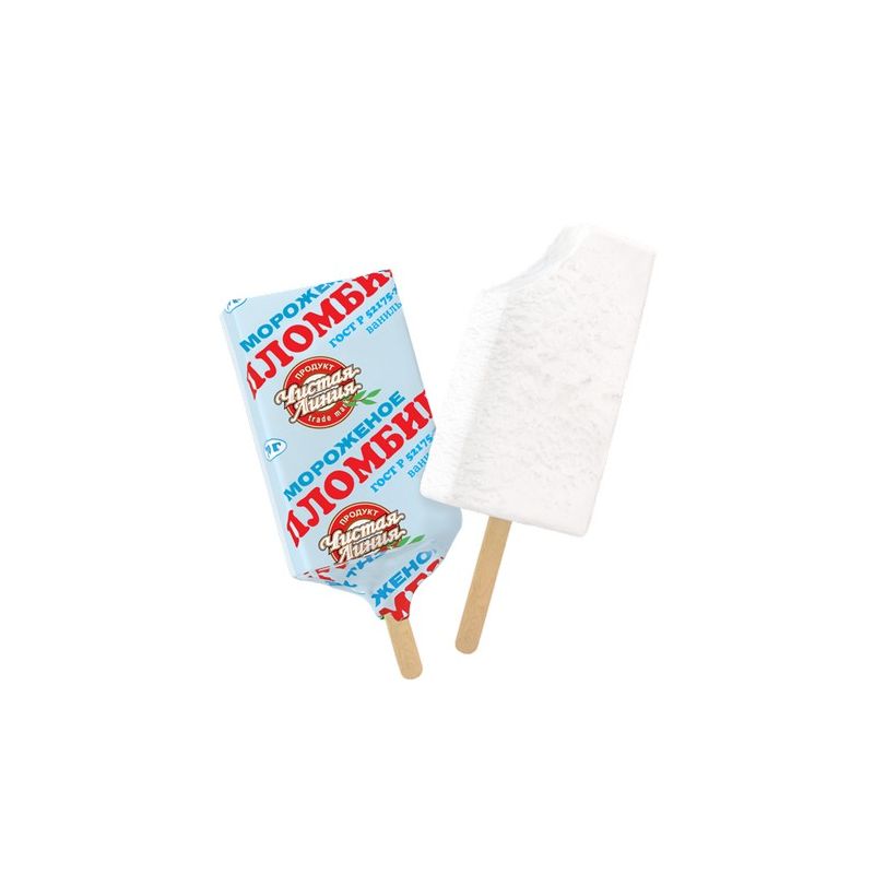 Ice-cream Plombir vanilla Chistaya Liniya 70g