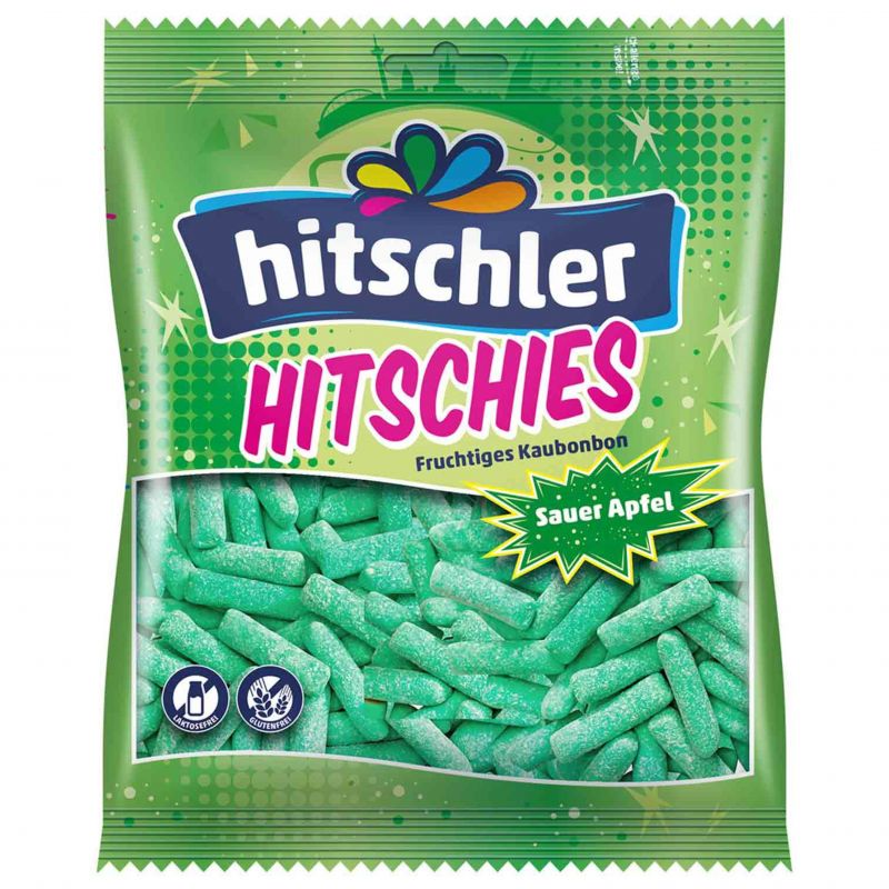 Жевательные конфеты Hitschies яблоко 140г