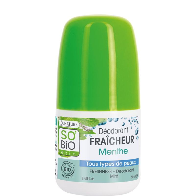Roll-on deodorant with mint SO BIO 50ml