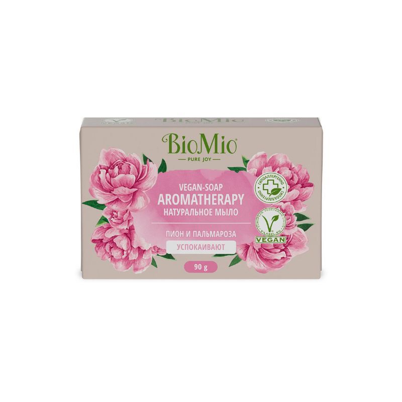 Soap Peony-Palmarosa BioMio 90g