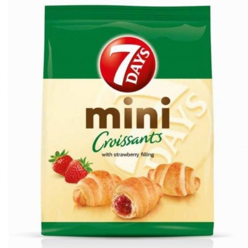 Mini croissants strawberry 7Days 65g