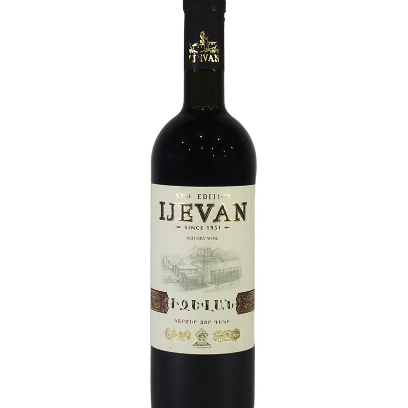 Red dry wine Ijevan 0.75l