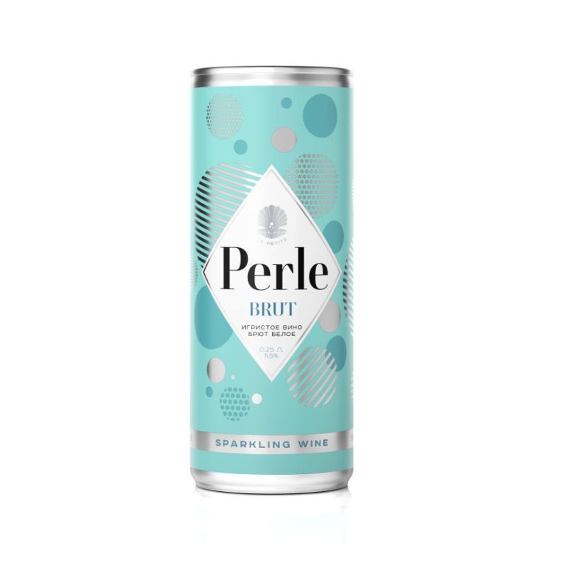 Sparkling wine white Perle Brut 0.25l