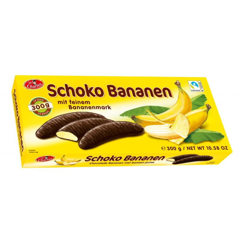 Chocolate set with banana Sir Charles 300g