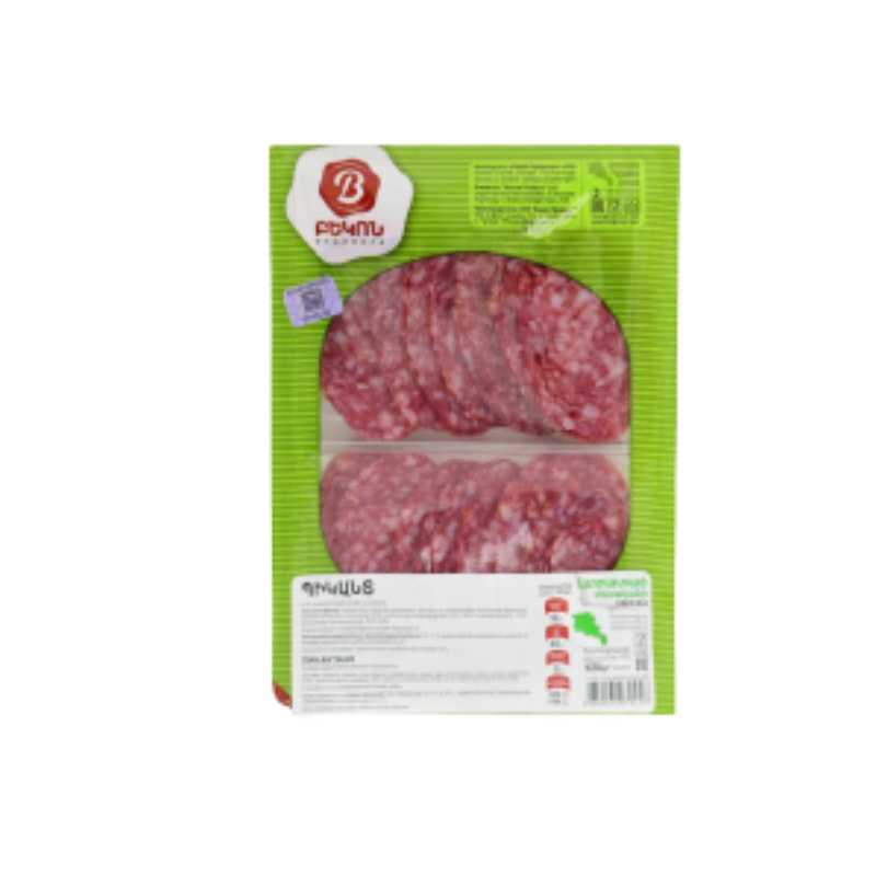 Raw Smoked Sausage Bacon Sliced 120g