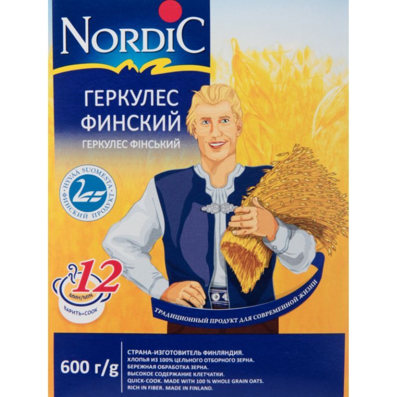 Oat flakes Hercules Nordic 600g