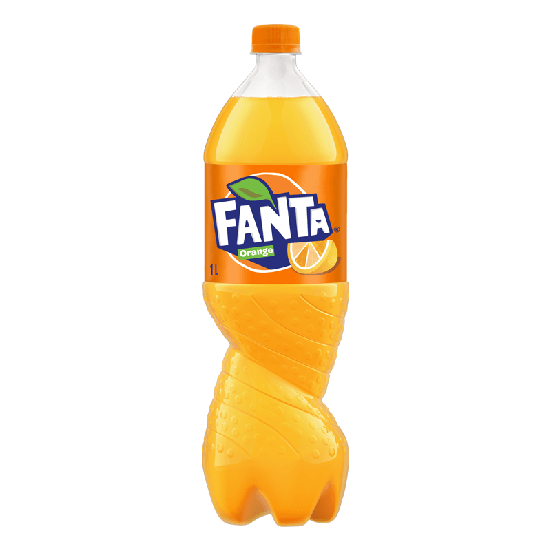 Carbonated drink Fanta Orange 1l