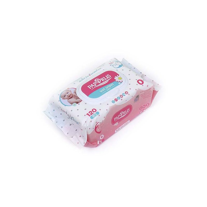 Влажные салфетки Soft Papyrus детские 120шт.