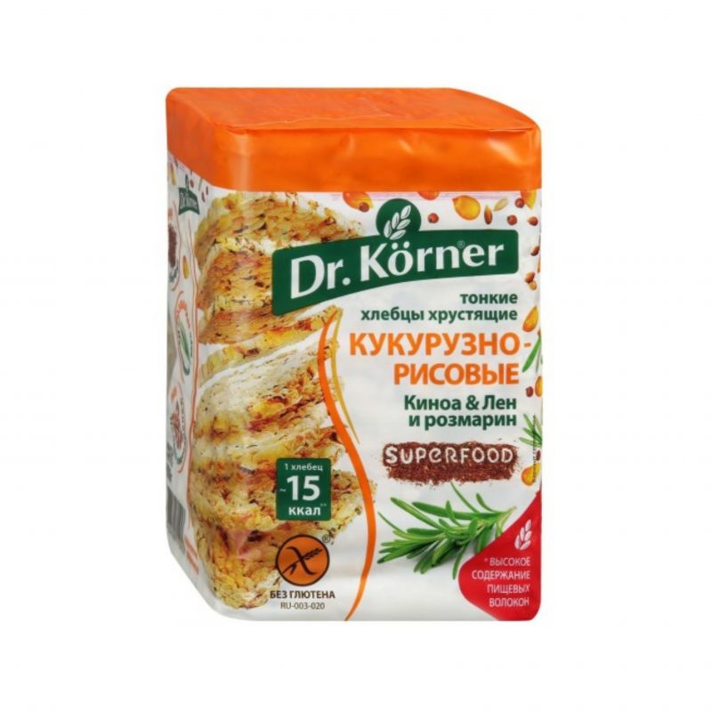 Хлебцы Dr.Korner обогащенные кальцием 100г