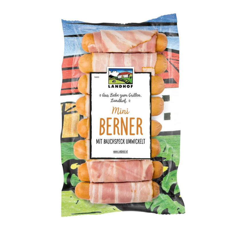 Sausages with ham Mini Berner 250g
