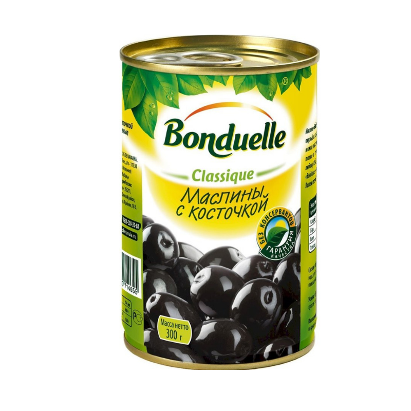 Olives with pits Bonduelle 314g