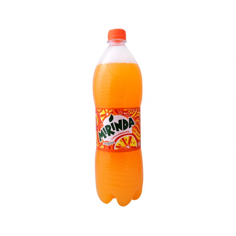 Carbonated drink Mirinda orange 1l