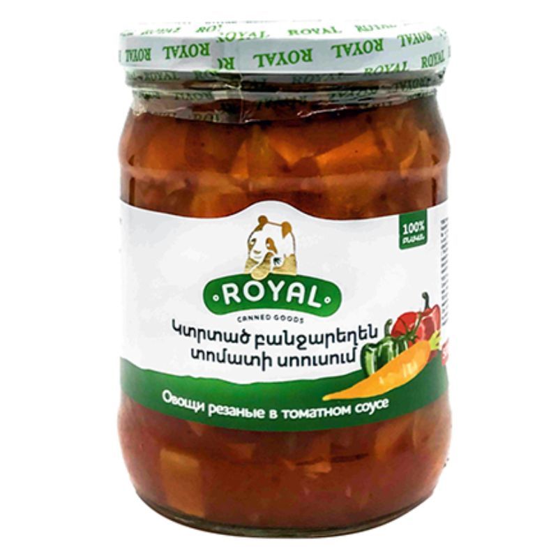 Sliced vegetables in Royal tomato sauce 500g