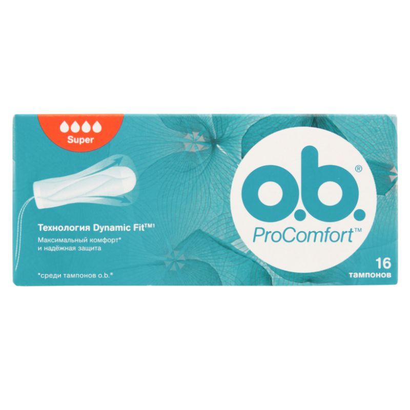 Tampons OB Pro Comfort Super 16pcs