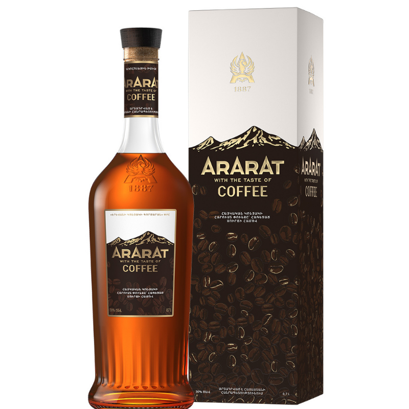 Cognac Ararat with coffee flavor 0.7l