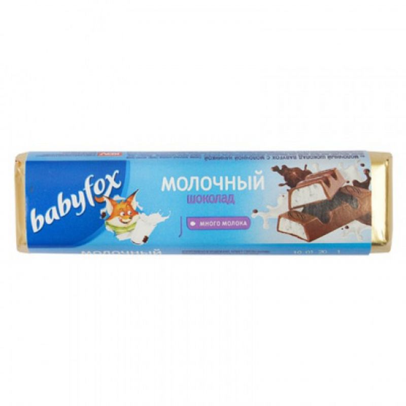 Chocolate bar Babyfox 120g