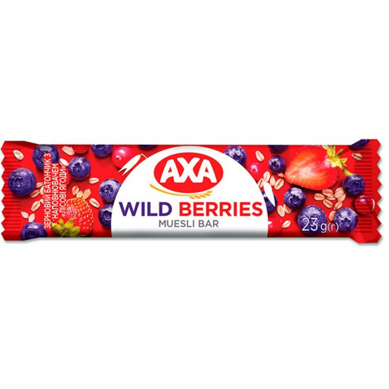 Muesli bar Wild berries AXA 23g