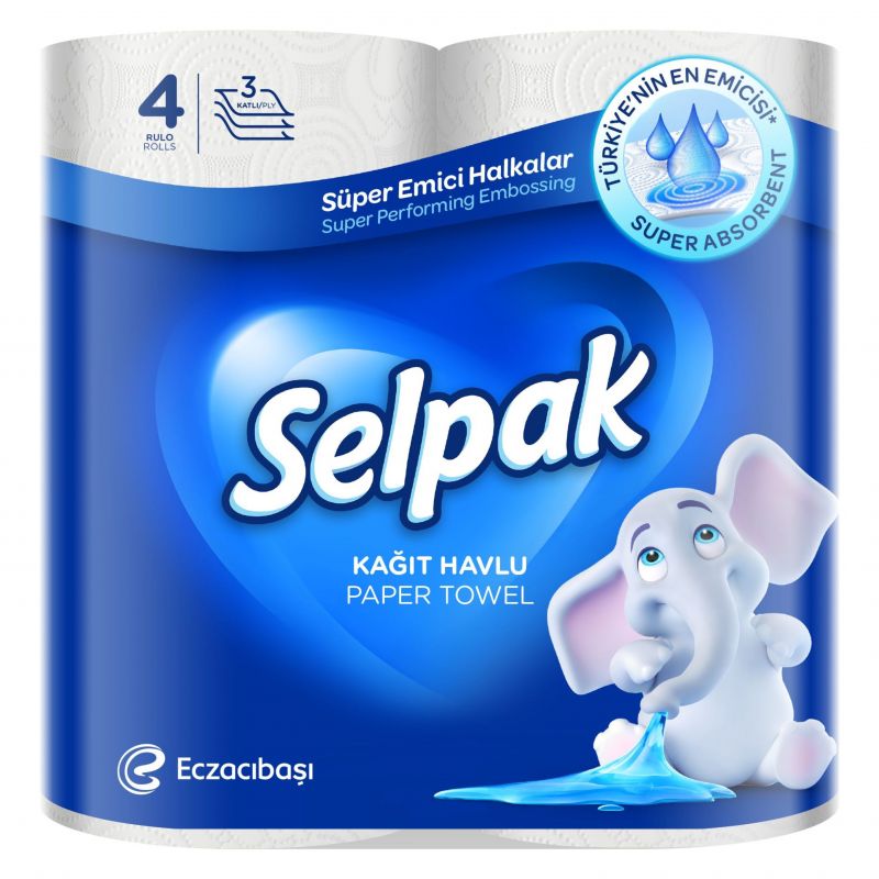 Кухонные салфетки Selpak 4шт