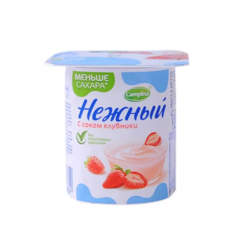 Йогурт Нежный Campina 1.2% 100г