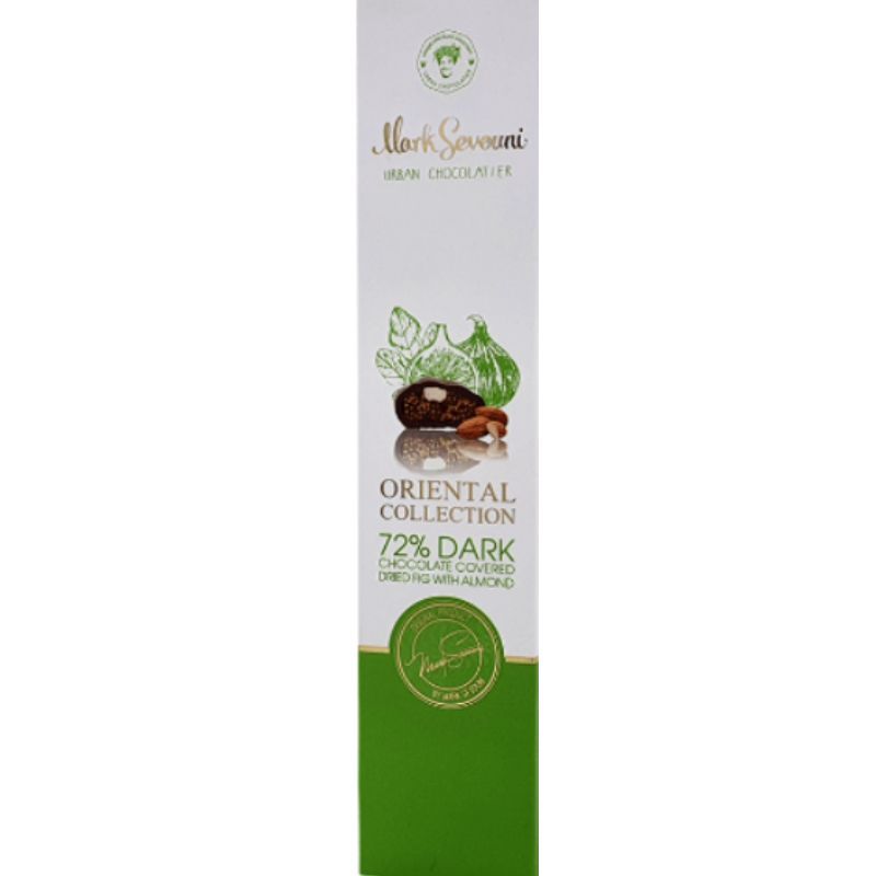 Chocolate set with dried figs and almonds 72% Mark Sevouni 130g