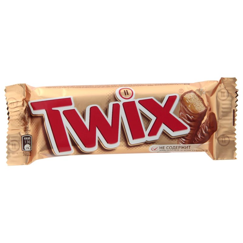 Chocolate bar Twix 55g