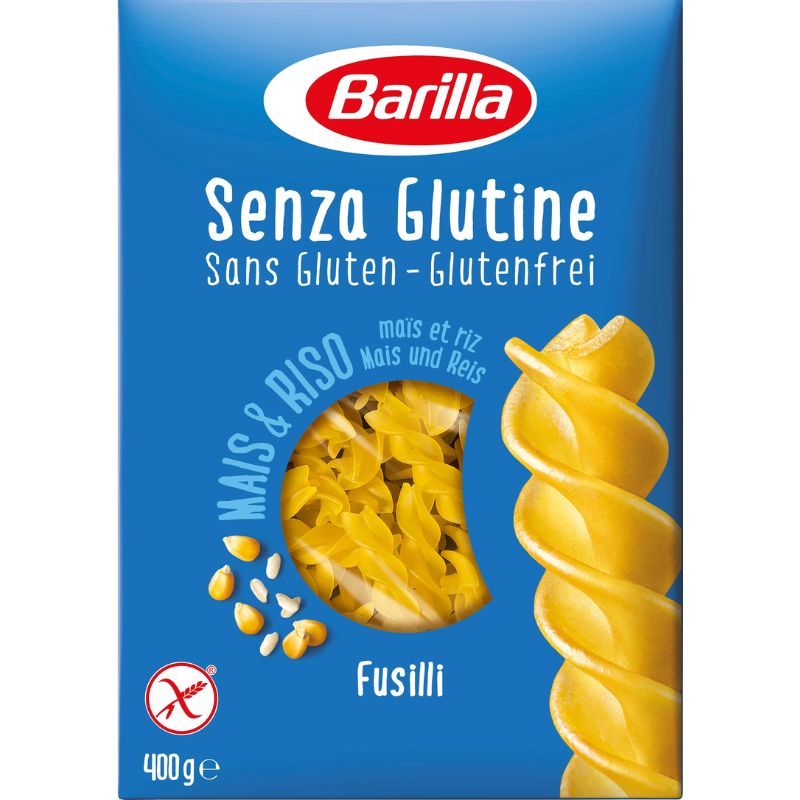 Паста без глютена кукурузно-рисовая Barilla 400г