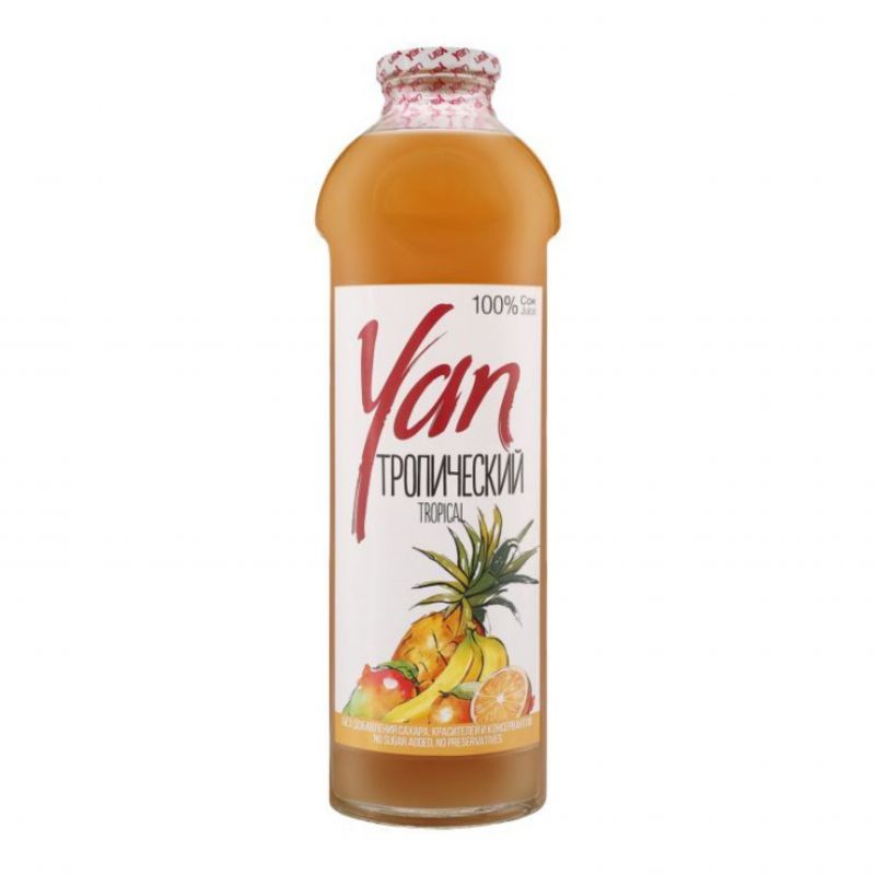 Carbonated juice Yan Multifruit 0.93l