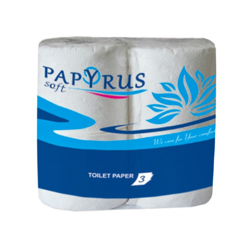 Toilet paper Soft Papyrus 3layers 4pcs