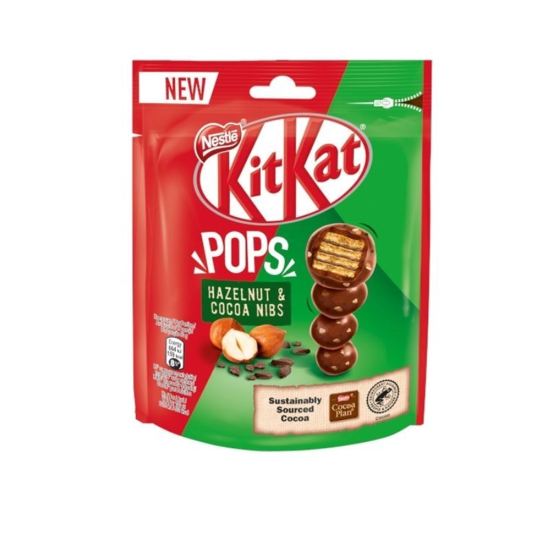 Milk chocolate with hazelnuts KitKat Pops 110g