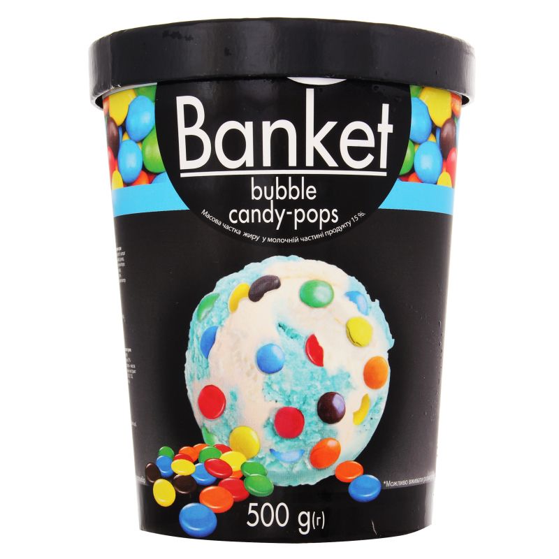 Ice cream Banket with dragee 500g