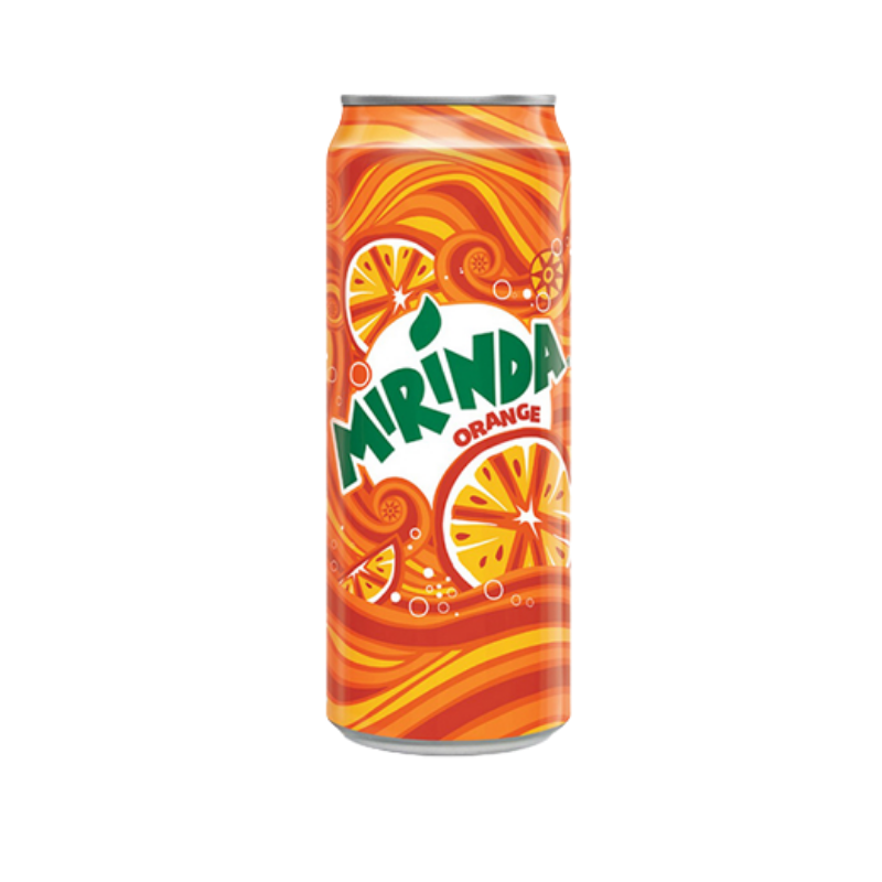 Carbonated drink Mirinda orange 0,33l