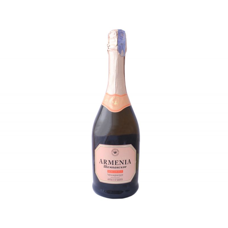 Sparkling wine rose semi-dry Armenia 0.75l