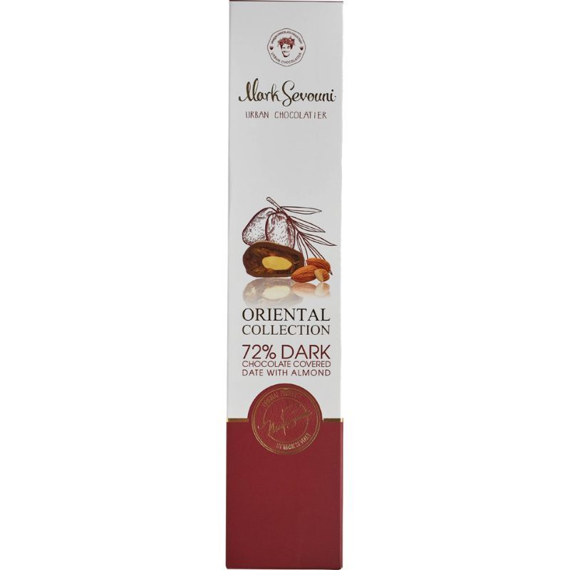 Chocolate set with dates and almonds 72% Mark Sevouni 120g