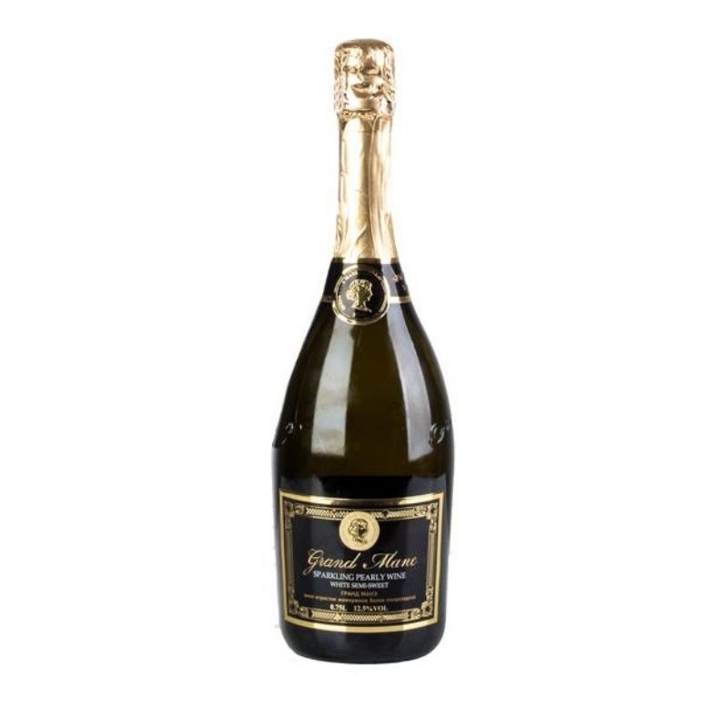 Sparkling wine white semi-sweet Grand Mane 0.75l