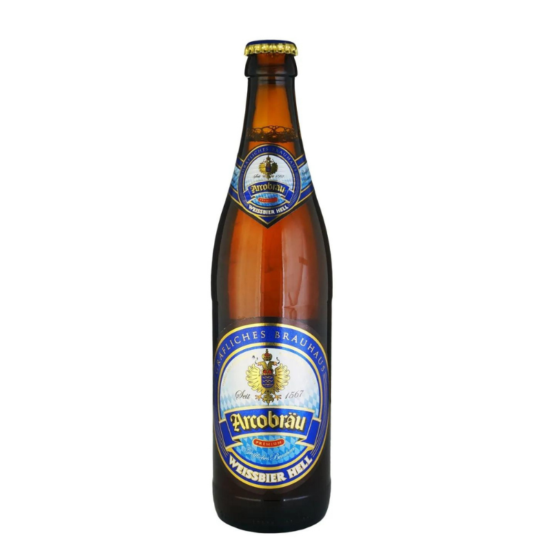 Beer Weissbier Hell Premium Arcobrau 0.5l