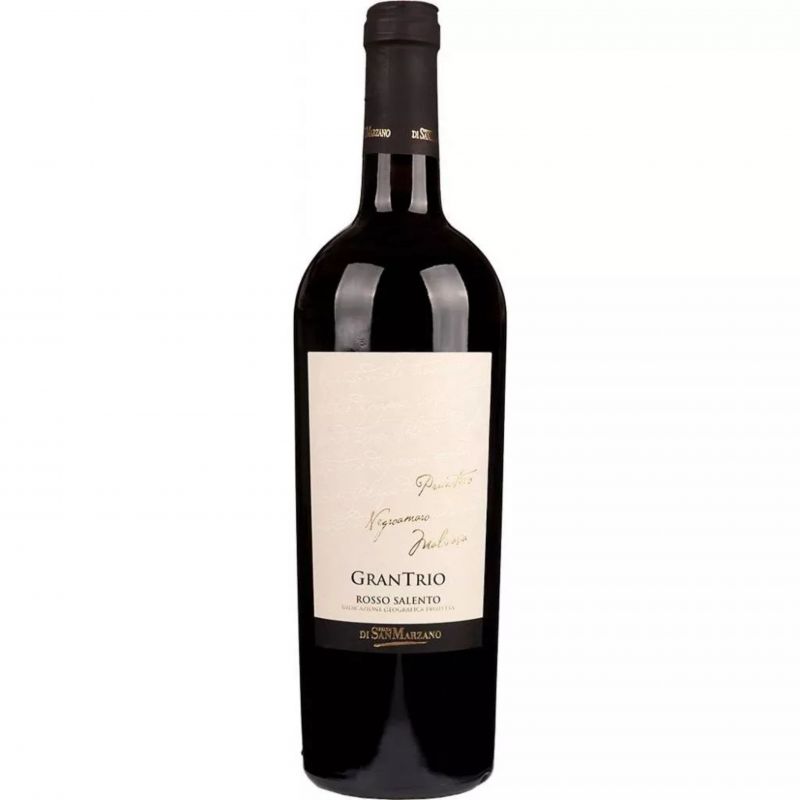 Red dry wine GranTrio San Marzano 0,75l