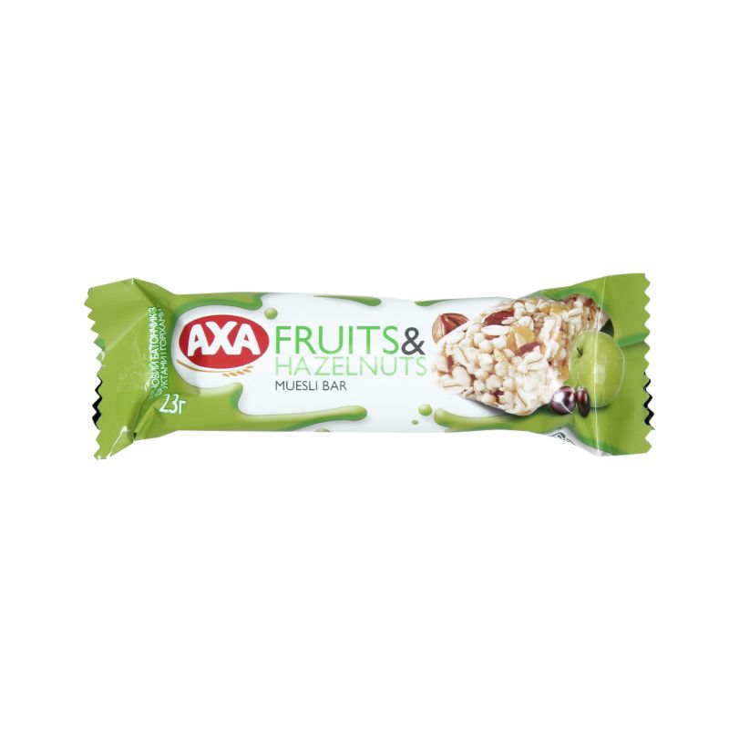 Muesli bar nuts and fruits AXA 23g