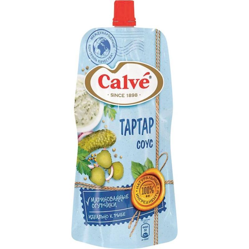 Sauce Tartar Calve 230g