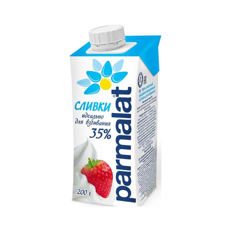 Сливки Parmalat 35% 200г