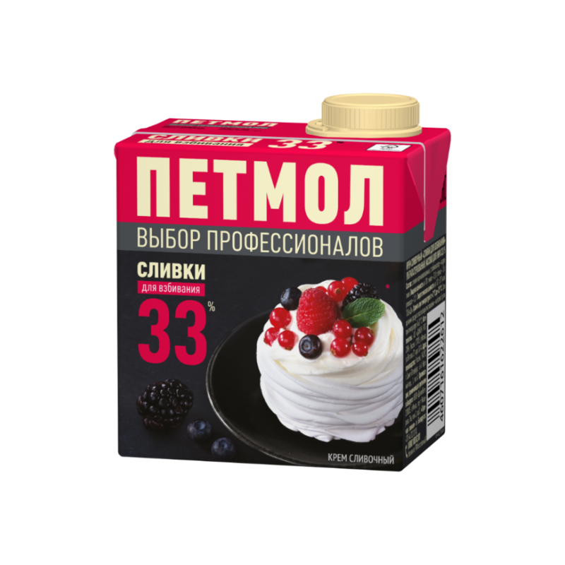 Сливки для взбивания Петмол 500г