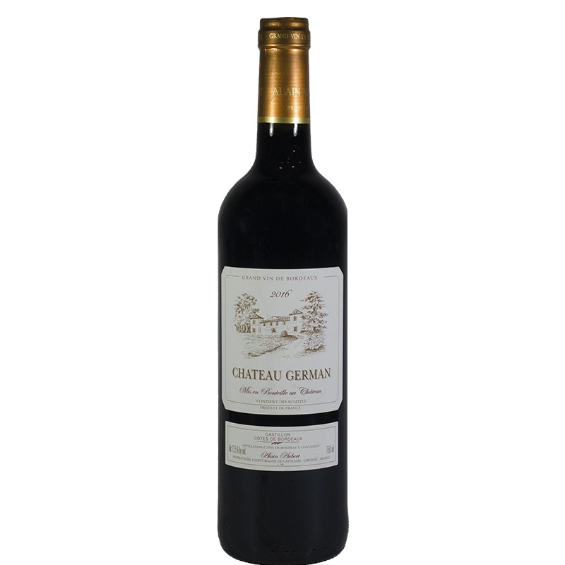 Red dry wine Chateau German 0.75l