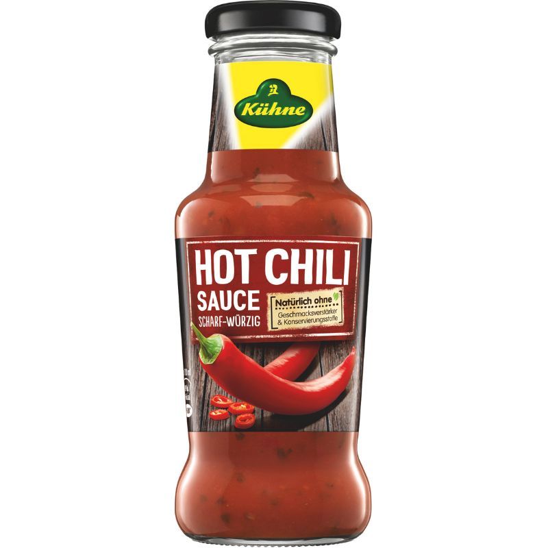 Hot chili sauce Kuhne 250ml