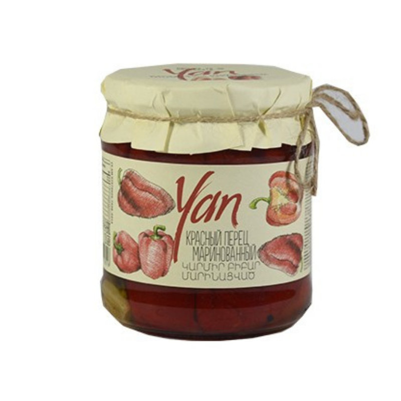 Pickled red pepper Yan 450g