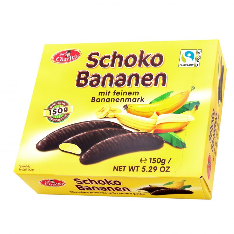 Chocolate set with banana Sir Charles 200g
